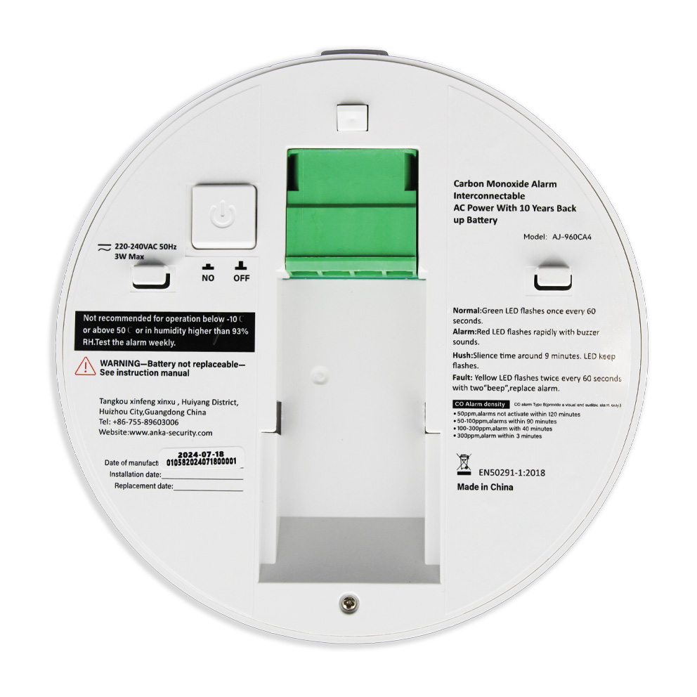 Mains Carbon Monoxide Alarm